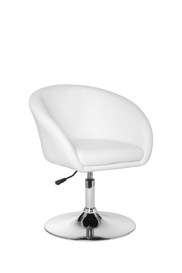 Design Relaxsessel SPM2.158 Loungesessel Kunstleder Cocktailsessel weiss