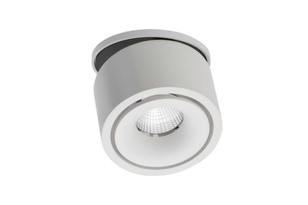 Lumexx Mini Semi LED Einbauleuchte weiss/schwarz 7W, 550lm, 2700k