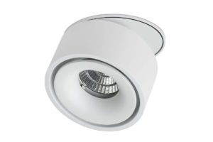 Lumexx Semi LED Einbauleuchte weiss/weiss 10W, 680lm, 2700k