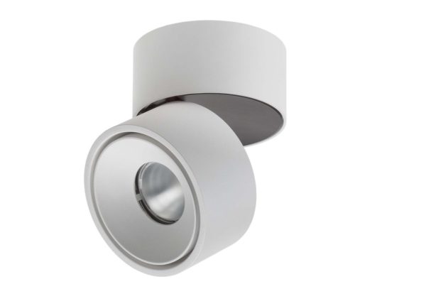 Lumexx LED Aufbauleuchte weiss/schwarz 10W, 680lm, 2700k