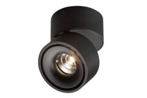 Lumexx LED Aufbauleuchte schwarz 10W, 680lm, 2700k