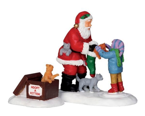 LEMAX - Santa And Kittens