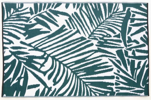 Teppich Outdoor Lorena waldgruen 90 x 150 cm