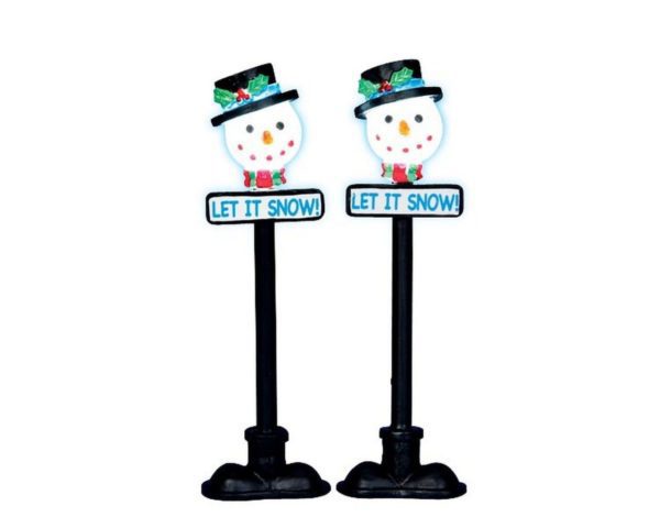 LEMAX - Snowman Street Lamp