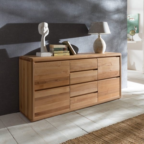 Sideboard 140 cm Kernbuche massiv Verona