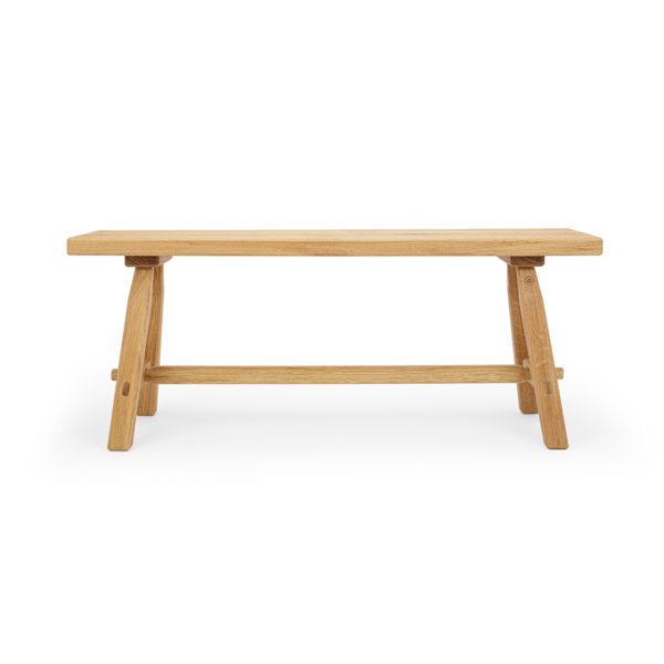 Bank aus Bank, Designer Bank, geoelt, Holz, 120 cm