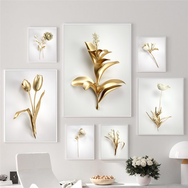 Goldene Blume Home Decor