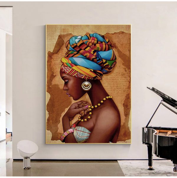 Afrikanische Kunst Frau – Bild 5