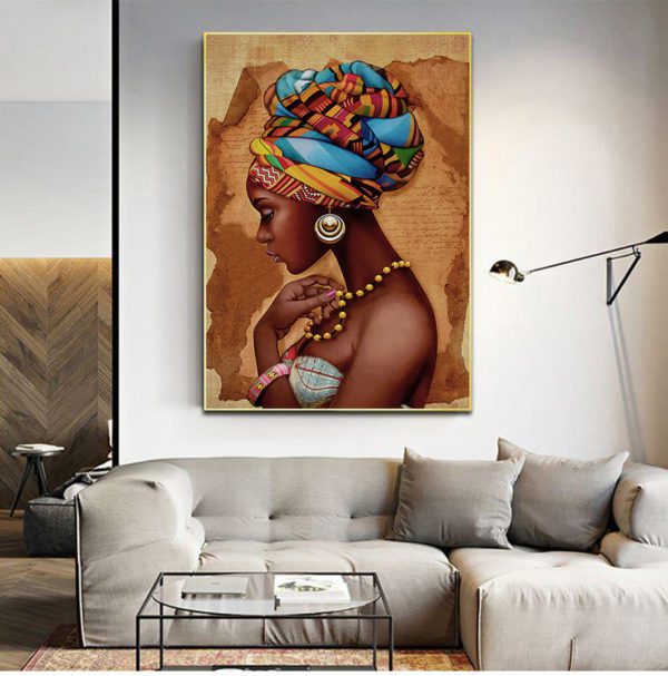 Afrikanische Kunst Frau