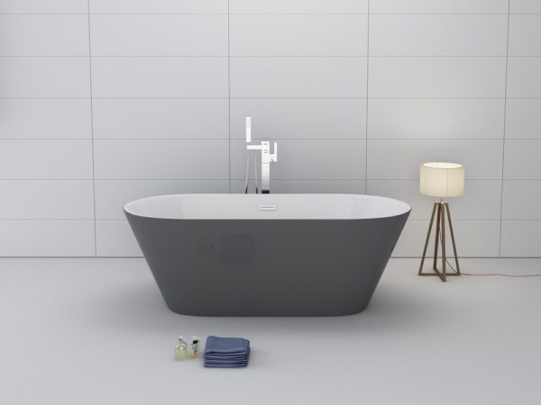 Badewanne DELIAHgrau