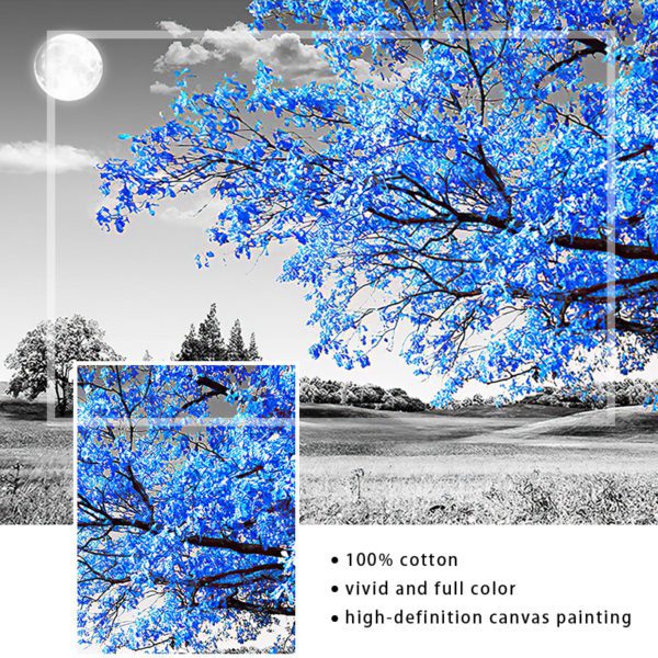 Blauer Baum Landschaft – Bild 5