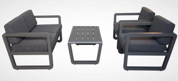 Gartenlounge Delfi grau