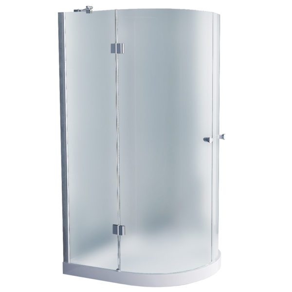 Glasdusche TRIEST frosted