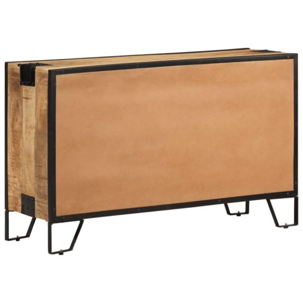 Industriellen stil holz Sideboard 80x31x71 cm/100 x31x60 cm Raw festen mango holz – Bild 3