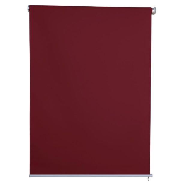 Sichtschutzrollo 1,7 x 2,3 m bordeaux Aussenrollo