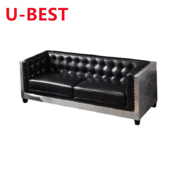 U-BEST Europäischen Retro Gestylt Industrielle Aviator Sofa Mit Leder Vintage Industrielle Flugzeuge Sofa muebles de salon – Bild 5