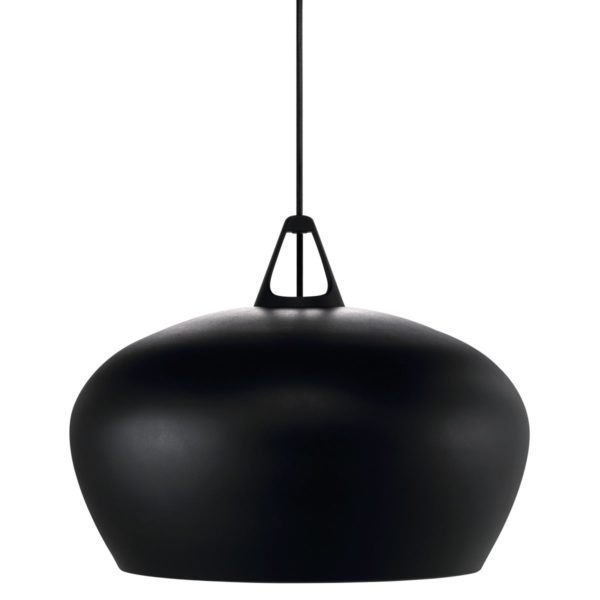 dftp Belly 46 Pendelleuchte E27, Metall, schwarz