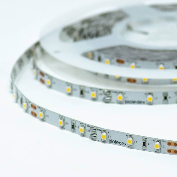 Bioledex LED Streifen 12V 5W/m 60LED/m 2700K 5m Rolle warmweiss