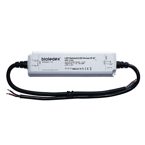 Bioledex 60W 12V DC LED Netzteil IP67 wasserdicht und witterungsfest