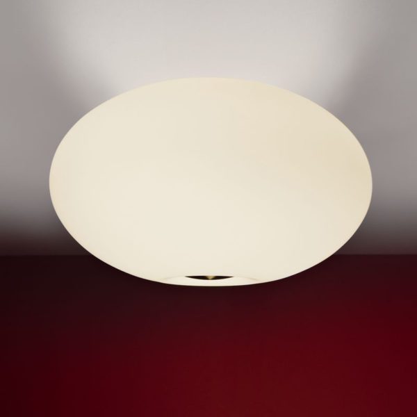 Casablanca AIH Deckenleuchte E27, 2-flg Alu matt, creme matt 38cm