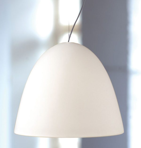 Casablanca BELL Pendelleuchte, E27, 1-flg., Alu, weiss-sand, 30cm