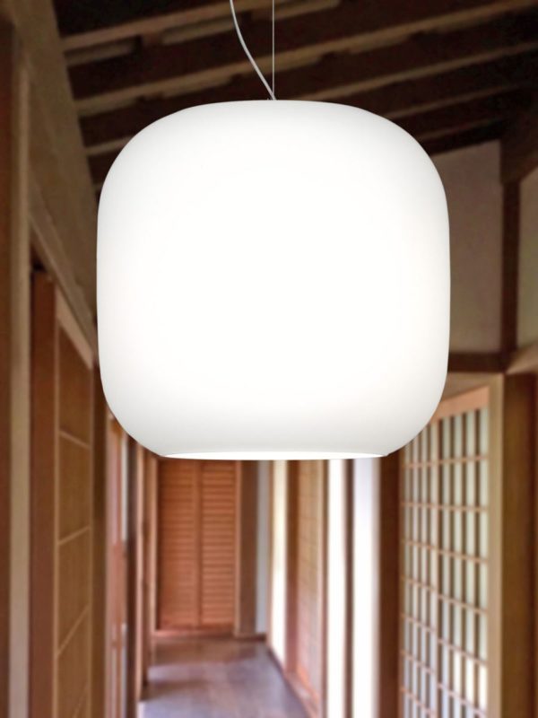 Casablanca MUREA Pendelleuchte E27, 1-flg Alu, opal weiss