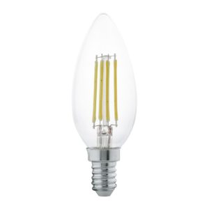 EGLO E14 LED Leuchtmittel 4W 350lm 2700K Filament Kerze