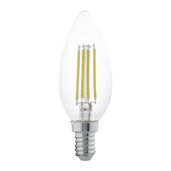 EGLO E14 LED Leuchtmittel 4W 350lm 2700K Filament Kerze