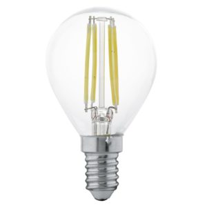 EGLO E14 P45 LED Leuchtmittel 4W 350lm 2700K Filament Tropfen