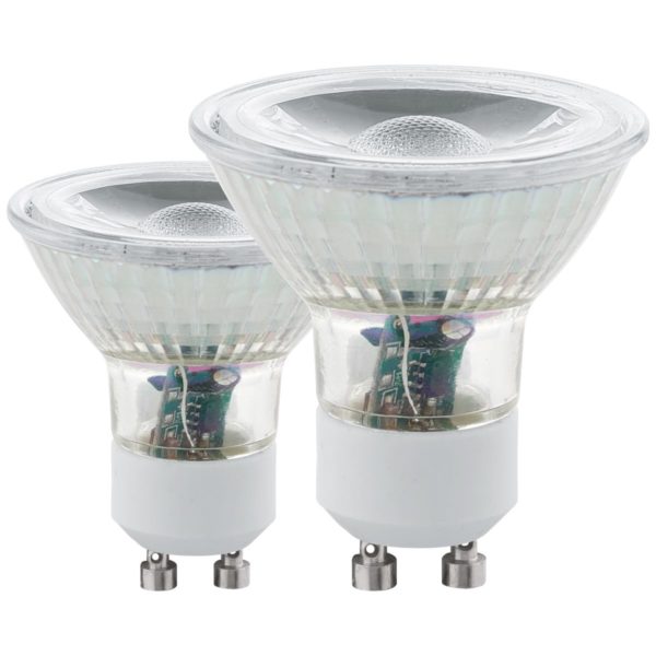 EGLO GU10 COB LED Leuchtmittel 2er VE 5W 400lm 38Â° 4000K