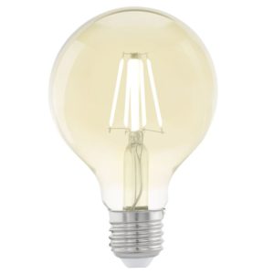 EGLO Vintage E27 LED Leuchtmittel 4W 330lm 2200K G90 Filament Globe