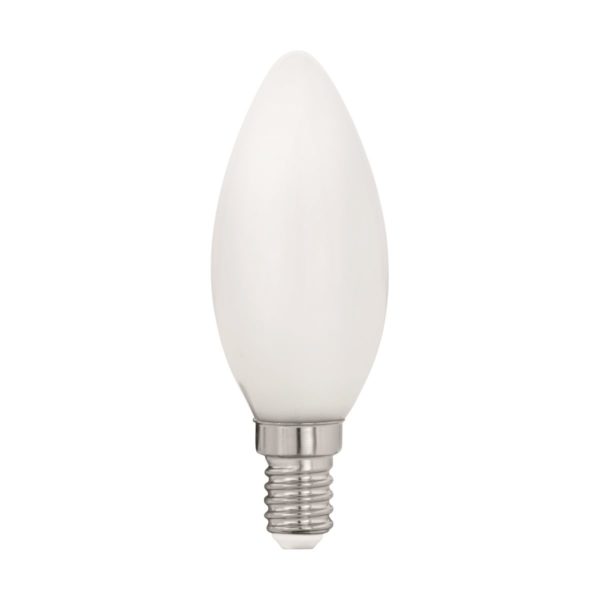 EGLO E14 LED Leuchtmittel 4W 470lm 2700K Kerze opal