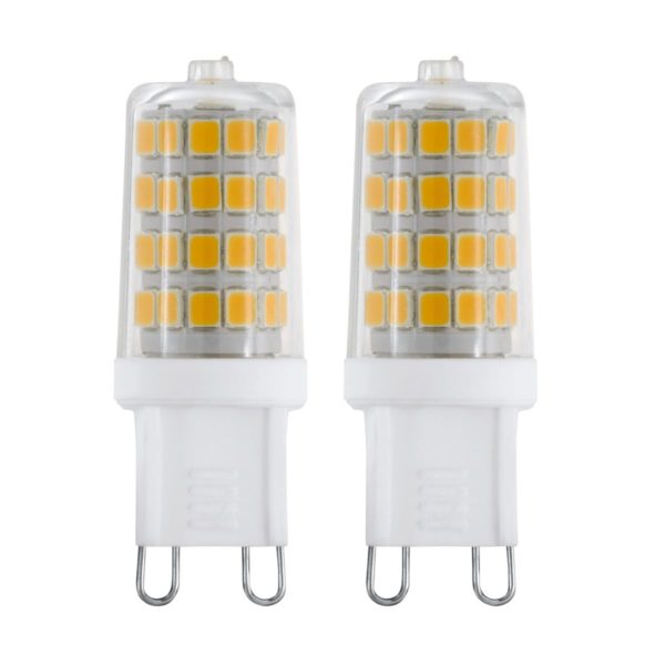 EGLO G9 LED Leuchtmittel 2er VE 3W 360lm 3000K 49x17mm