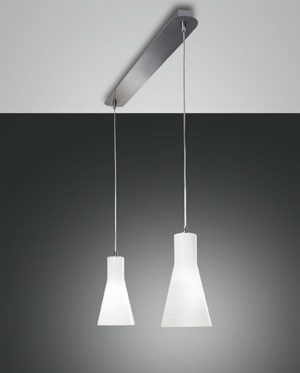 Fabas Luce Diana Pendelleuchte verchromt, E27