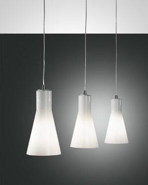 Fabas Luce Diana Pendelleuchte verchromt, E27