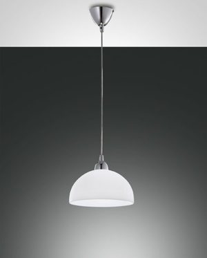 Fabas Luce Nice Pendelleuchte weiss, E27