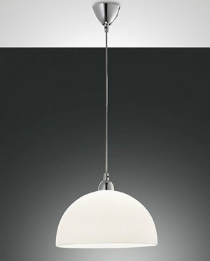Fabas Luce Nice Pendelleuchte weiss, E27
