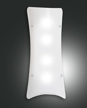 Fabas Luce Milton Deckenleuchte weiss, E27