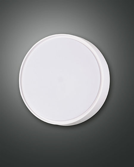 Fabas Luce Hatton Aussen LED Deckenleuchte weiss, IP65
