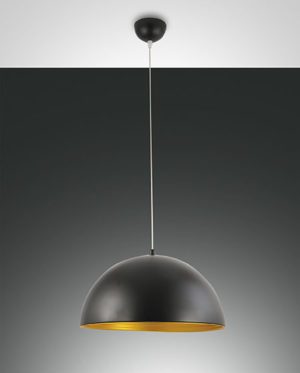 Fabas Luce Dingle Pendelleuchte schwarz, E27