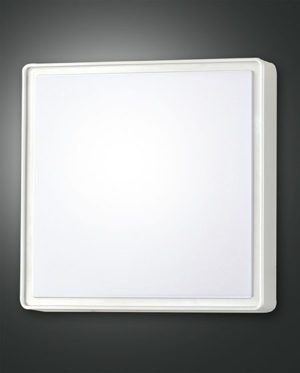 Fabas Luce Oban Aussen Deckenleuchte weiss, IP65, E27