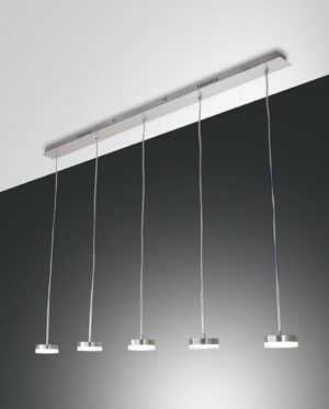 Fabas Luce Dunk LED Pendelleuchte aluminium