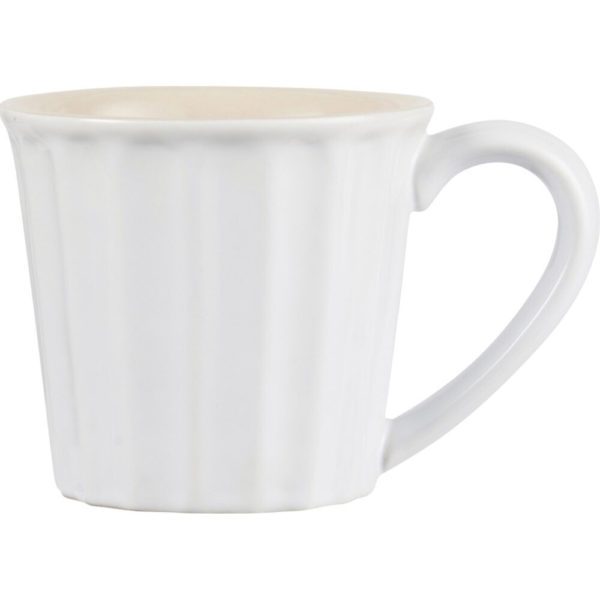 Mynte Tasse mit Henkel, Pure White