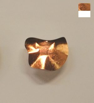 Knikerboker Non So! P/PL design LED Wandleuchte blattbronze weiss 40cm