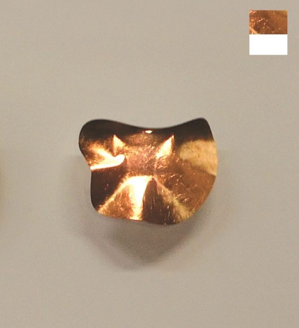 Knikerboker Non So! P/PL design LED Wandleuchte blattbronze weiss 40cm