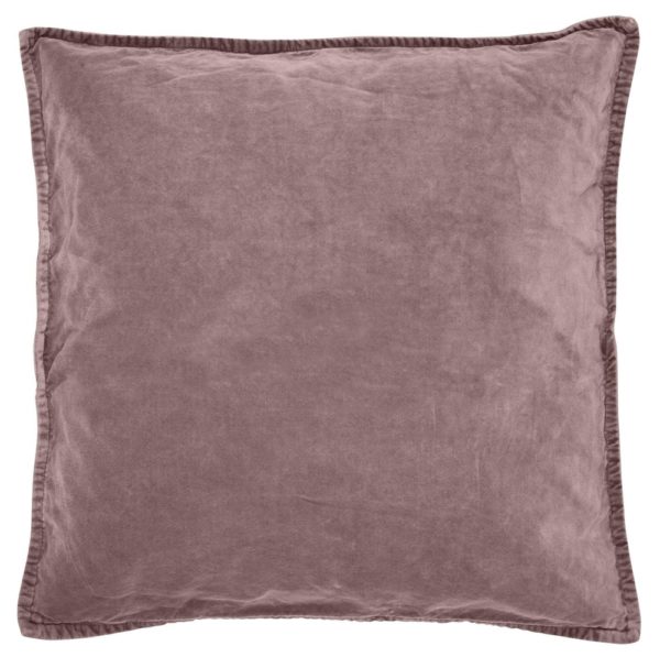 Kissenbezug Velour quadratisch, 52 x 52 cm, Malva