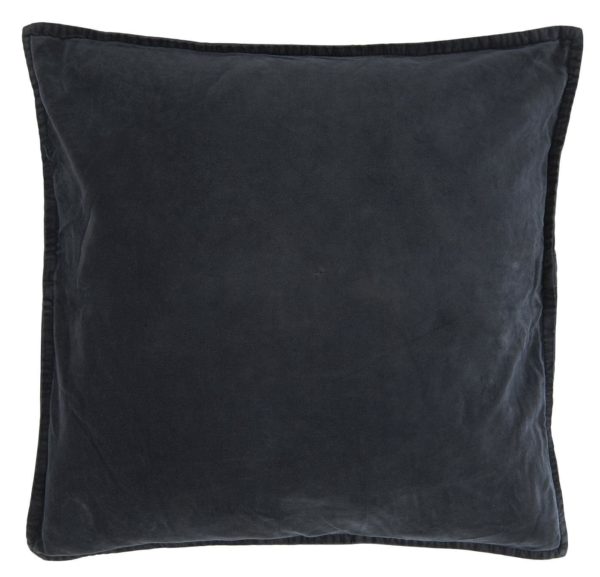 Kissenbezug Velour quadratisch, 52 x 52 cm, mitternachtsblau