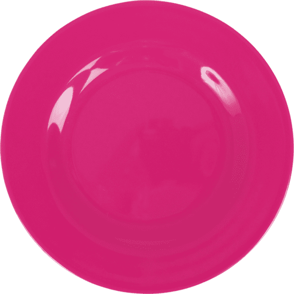 RICE Melamin Teller, Ã˜20cm, fuchsia