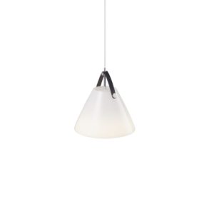 dftp Strap 27 Glas Pendelleuchte 27cm E27, weiss