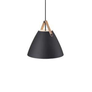 dftp Strap 36 Pendelleuchte 36cm E27 schwarz matt